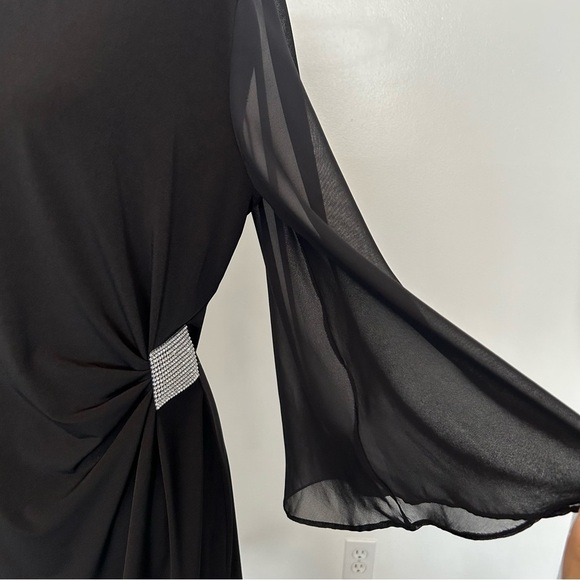 Sears Black Dress  Size 14 Tradition - Picture 3 of 6